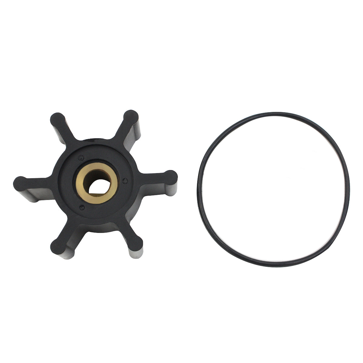 Marine Flexible Impeller 51×22×8mm — Jabsco 6303-0003 / Johnson 09-824P / Yanmar 124223-42092 / Milwaukee 49-16-2771