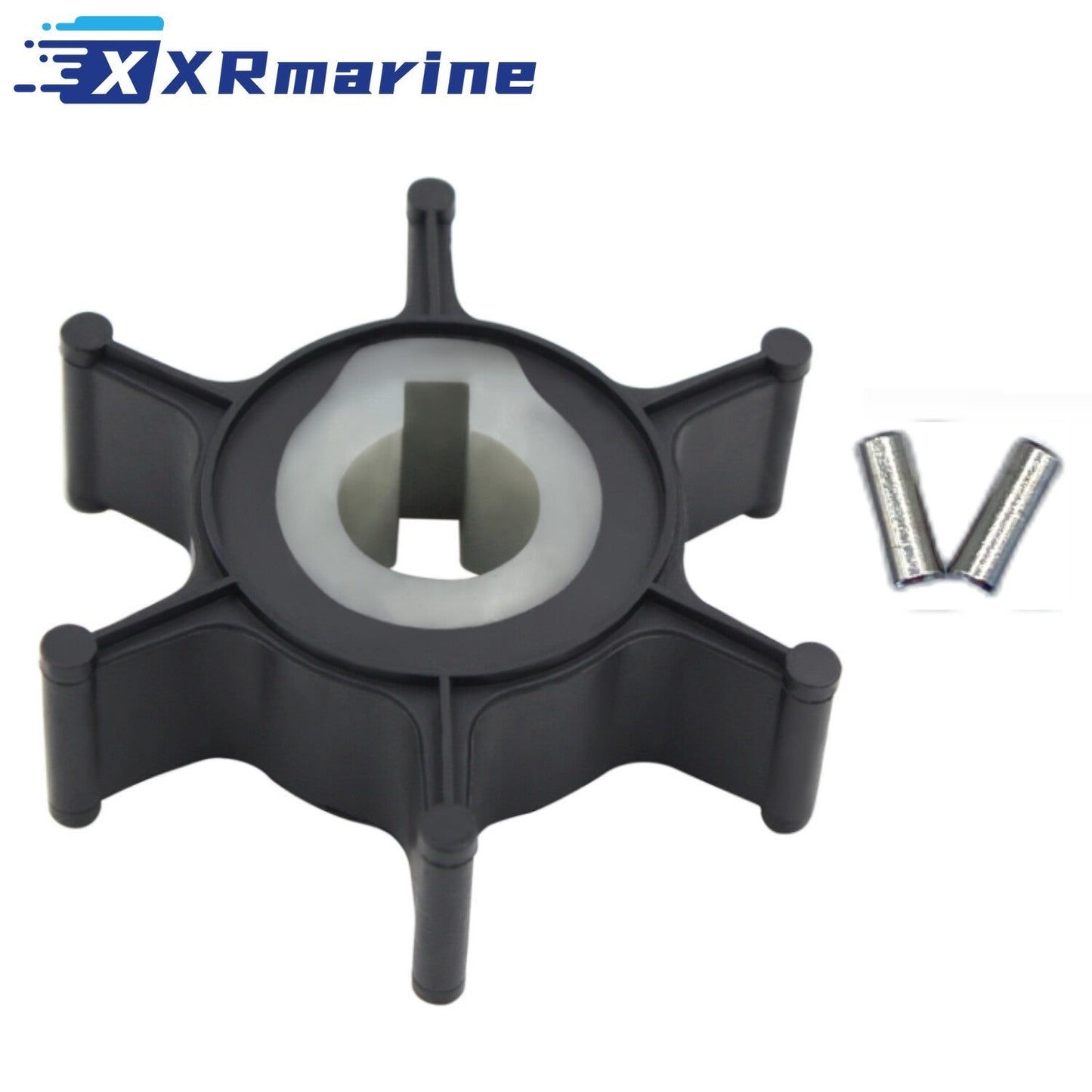 Water Pump Impeller With Key For Yamaha 2A 2B 2 Stroke Outboard 646-44352-00 — United Kingdom Local Warehouse
