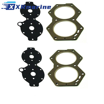 EVINRUDE JOHNSON V4 88 90 100 110 115 140 HP 318358 HEAD & COVER GASKET 2 Set — Australia Local Warehouse