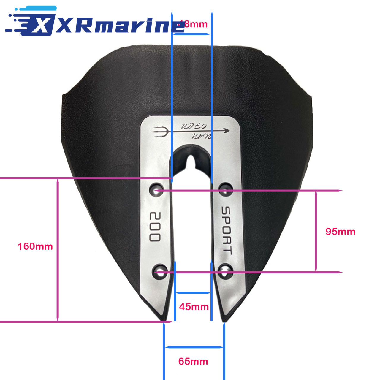 Hydrofoil Stabilizer For Most Yamaha Mercury Johnson Outboard 8-40 HP Engines — Germany Local Warehouse