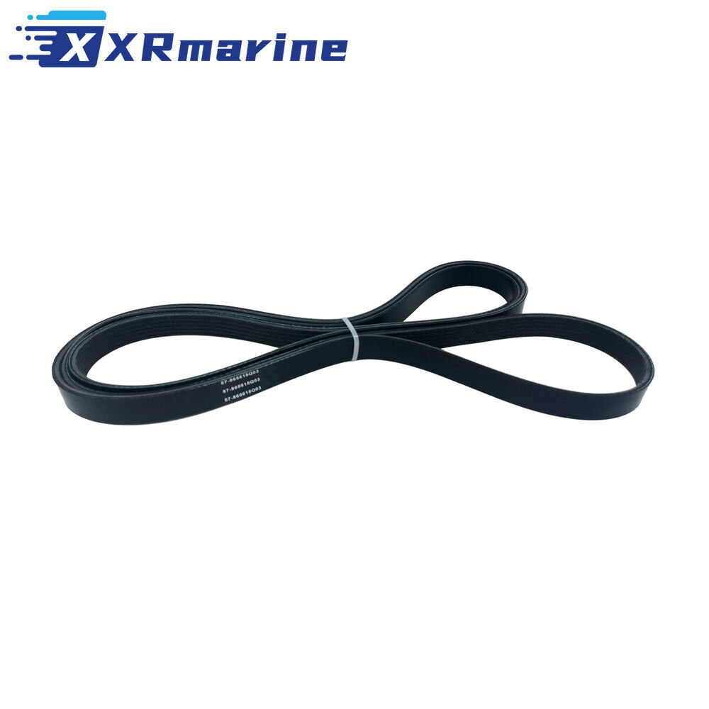 Timing Belt for MerCruiser V6 V8 Serpentine Belt Alpha Bravo 57-865615Q03 — Germany Local Warehouse