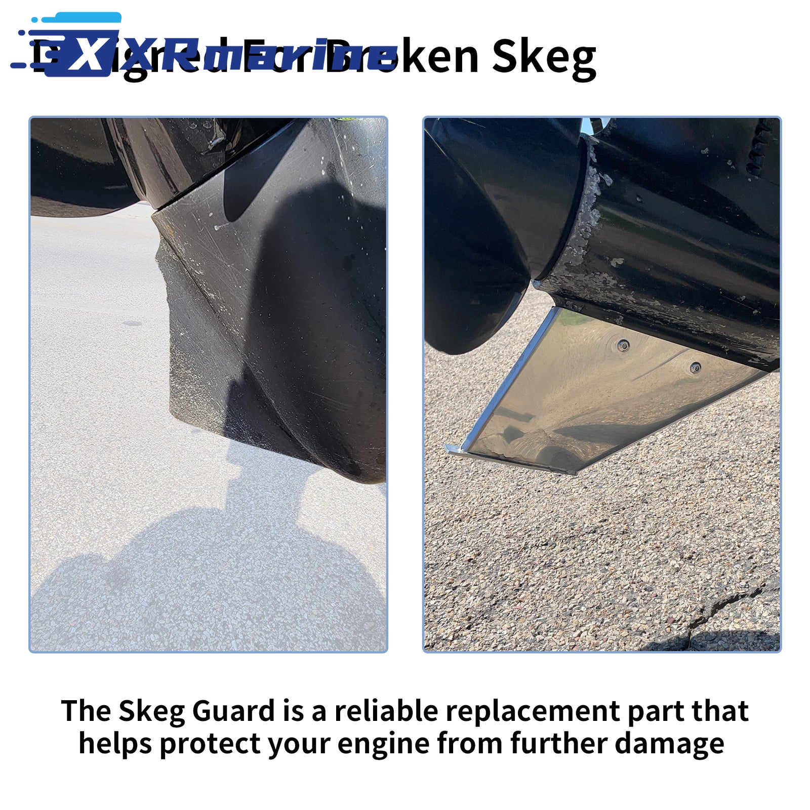 Skeg Guard Skeg Protector 27071 For MERCURY MARINER 40-50... - 3 - XRmarine