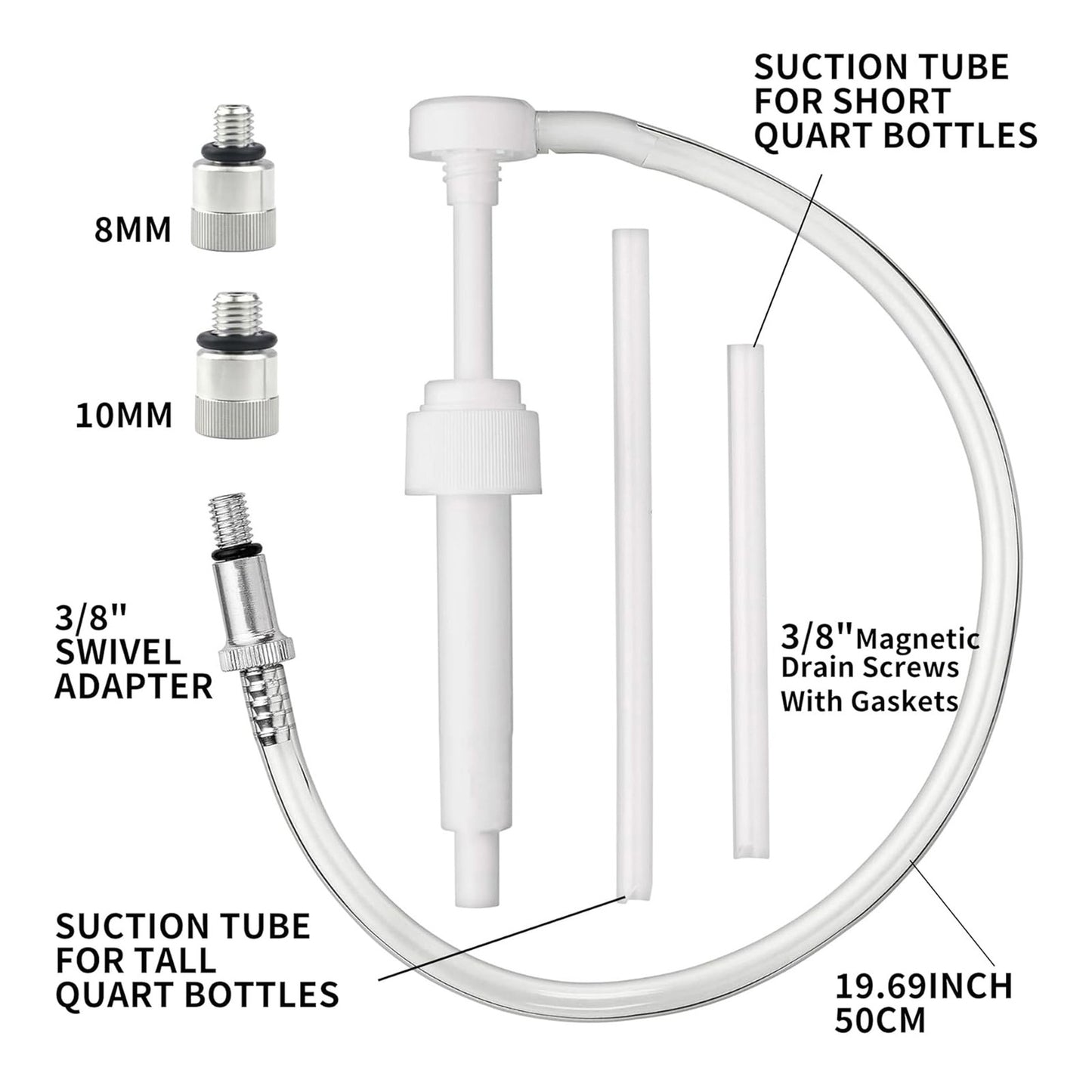 Marine Gear Oil Pump Quart Bottle Adapters - Image 5 - XRmarine
