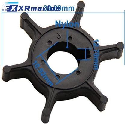 6E0-44352-00 Impeller with Key for Yamaha Mariner Outboard 4HP-5HP 1984-2016 - Image 3 - XRmarine