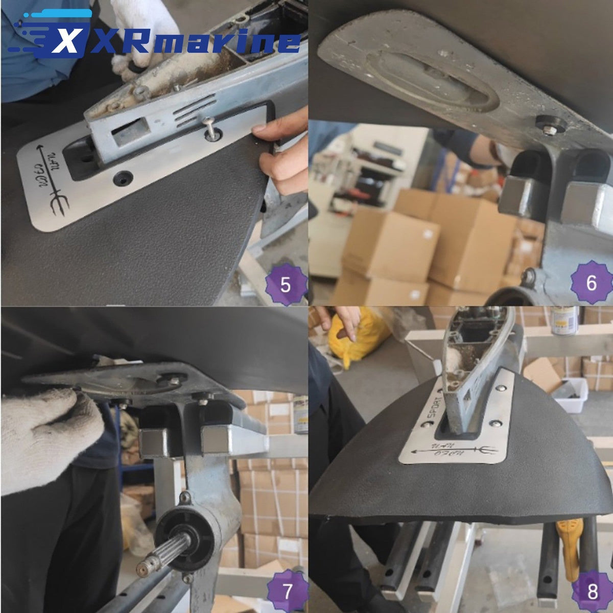Universal Whale Tail Hydrofoil Stabilizer for 40-350 HP Outboard Drives — Germany Local Warehouse
