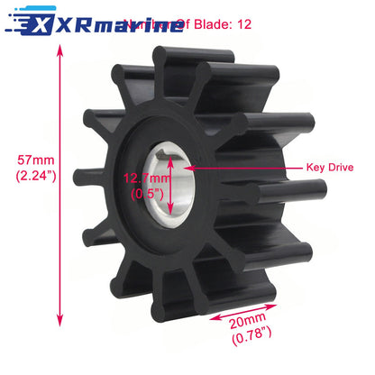 Westerbeke Flange Mount Marine Engine Water Pump Impeller 287439 33100 11764 — Australia Local Warehouse