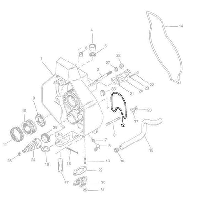 2 Pcs Rubber Seal Kit O-Ring for MerCruiser Alpha Bravo Exhaust Y-Pipe 41802 — Germany Local Warehouse