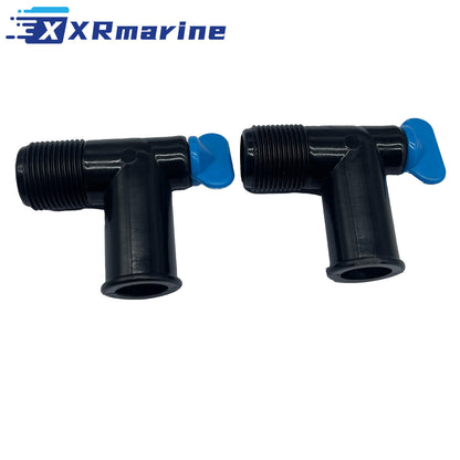 2 pcs 3/4" NPT Drain Elbow for MerCruiser MCM MIE V-6 & V... - 4 - XRmarine