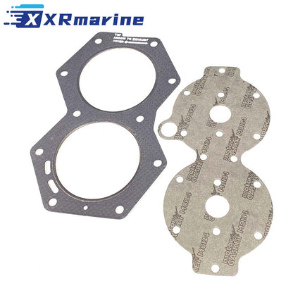 EVINRUDE JOHNSON V4 88 90 100 110 115 140 HP 318358 HEAD & COVER GASKET 2 Set — Australia Local Warehouse