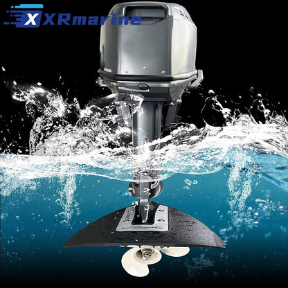 Universal Whale Tail Hydrofoil Stabilizer for 40-350 HP Outboard Drives — Germany Local Warehouse