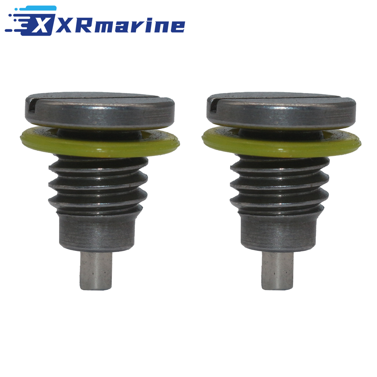 2 x Magnetic Outdrive Gear Case Drain Plug for Mercury 18-300 HP 10-14834A1 — Germany Local Warehouse