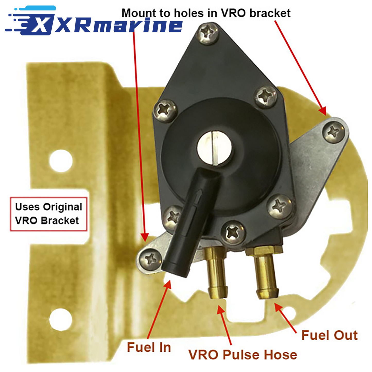 5007420 Fuel VRO Pump For Johnson Evinrude Outboard 3-Cyl... - 7 - XRmarine