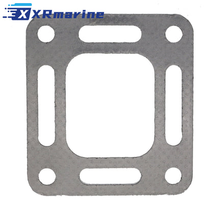 4PCS Riser Manifold Full Flow Engines Gasket For Mercruiser 4.3 5.0 5.7 V6 V8 GM