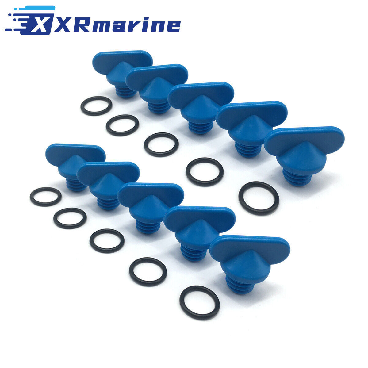 10 PCS 22-806608A02 Drain Plug for MerCruiser Stern Drive 3.0-8.2 L Motors — Germany Local Warehouse