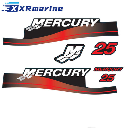 Red Decals Mercury 25HP 1999-2006 808499A00 - Image 4 - XRmarine