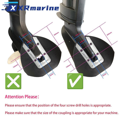 Universal Whale Tail Hydrofoil Stabilizer for 40-350 HP Outboard Drives — Germany Local Warehouse