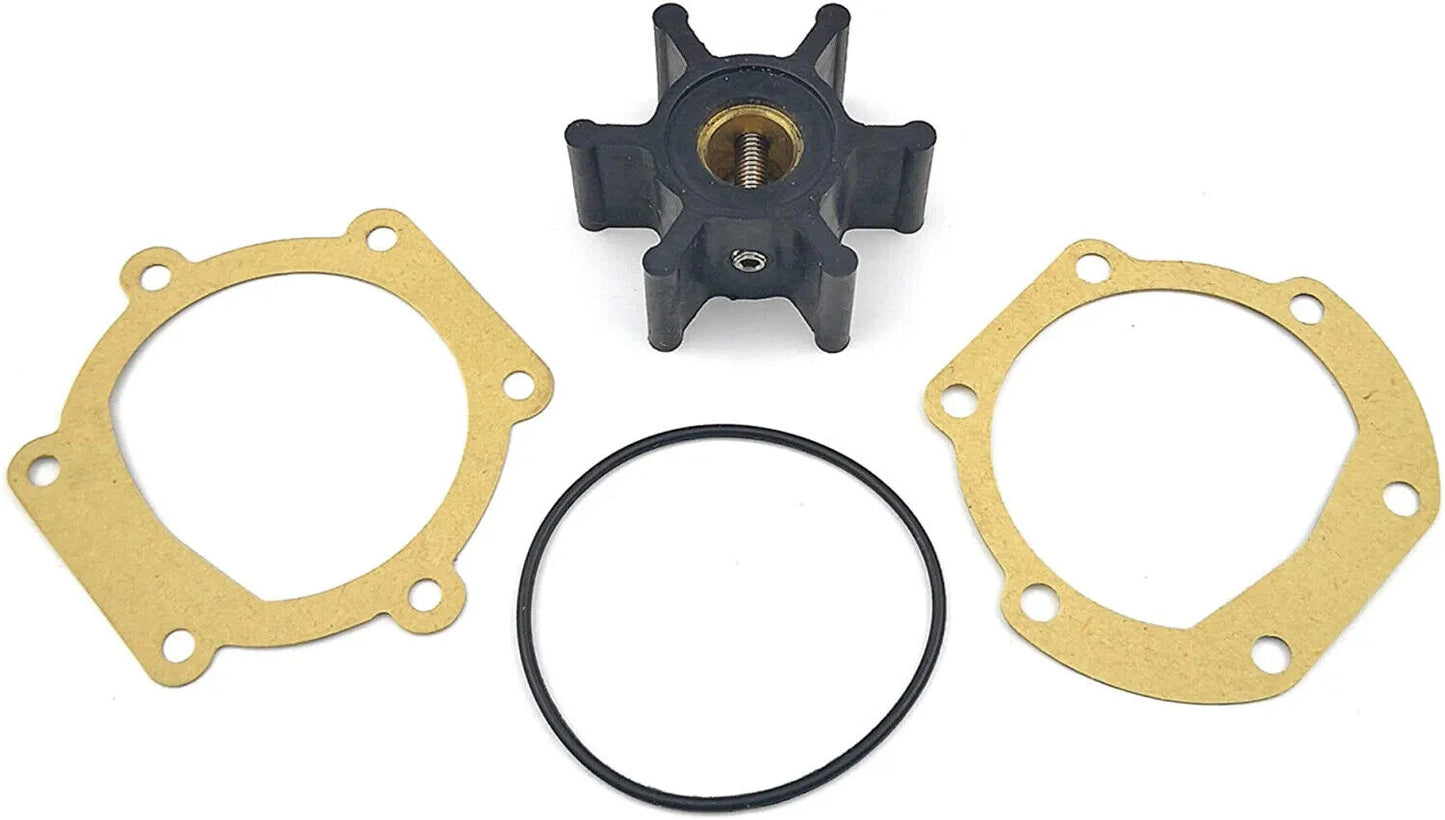 Marine Water Pump Impeller Kit — Fits Yanmar 3GM30 3YM30 / Volvo / Jabsco 653-0001 / Johnson 09-810B