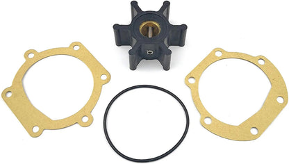 Marine Water Pump Impeller Kit — Fits Yanmar 3GM30 3YM30 / Volvo / Jabsco 653-0001 / Johnson 09-810B