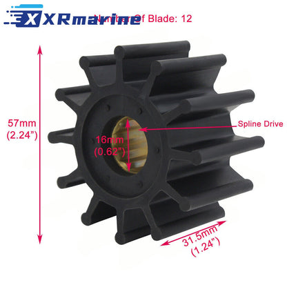 Water Pump Flexible Impeller Neoprene kit 1210-0001 3085-0001 jabsco Model — Germany Local Warehouse