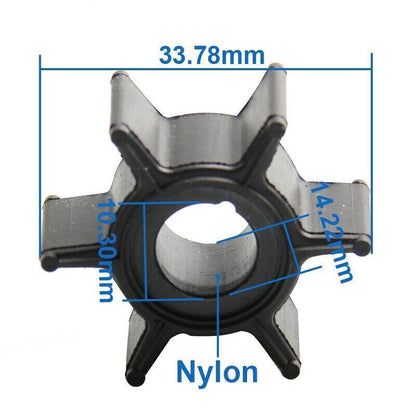 Water Pump Impeller for Mercury Mariner Outboard 2 2.5 3.3 Hp 2 Stroke 161543 — United Kingdom Local Warehouse