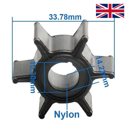 Water Pump Impeller for Mercury Mariner Outboard 2 2.5 3.3 Hp 2 Stroke 161543 — United Kingdom Local Warehouse