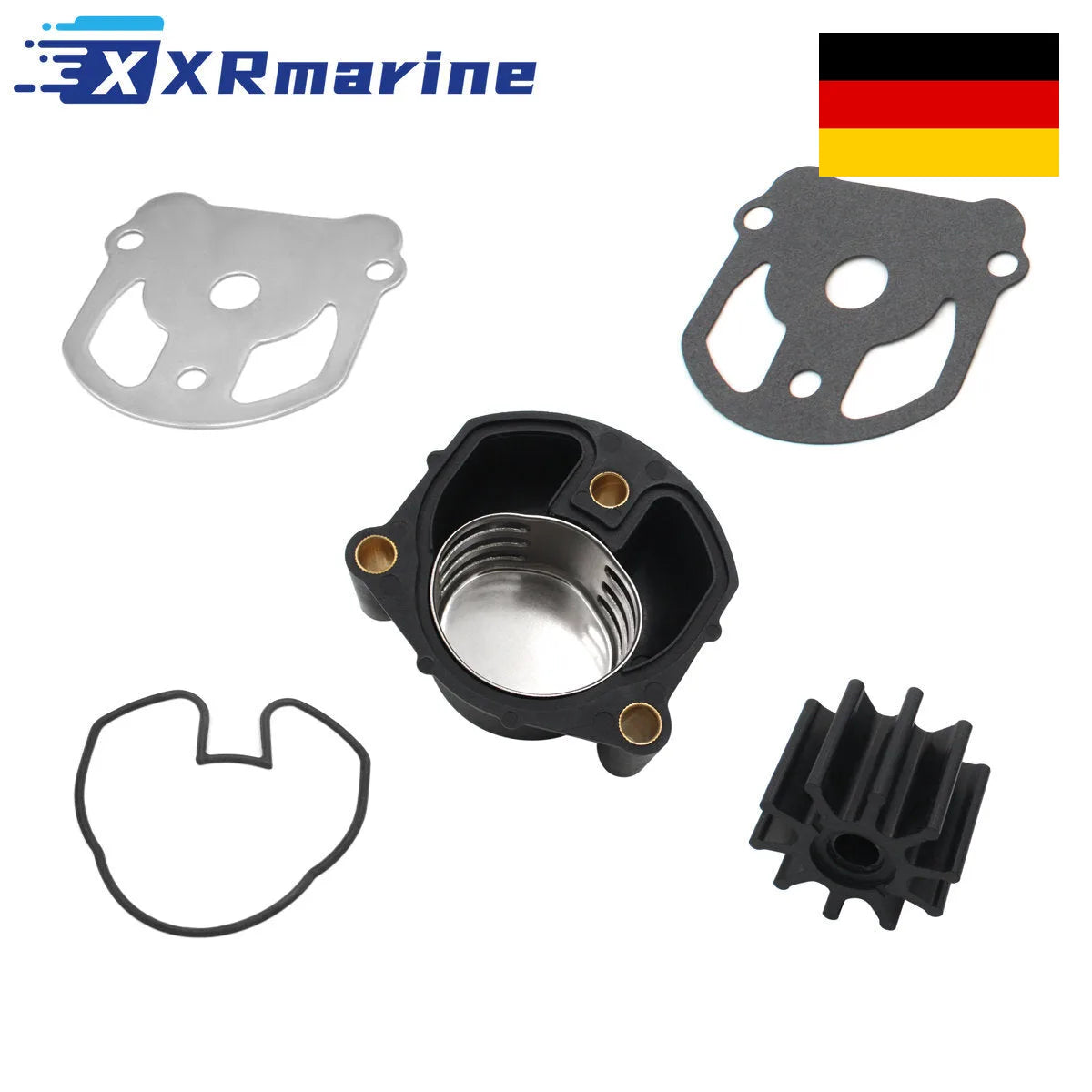 Water Pump Impeller Kit with Housing for OMC 2.3-7.5L Sterndrive 765582 — Germany Local Warehouse