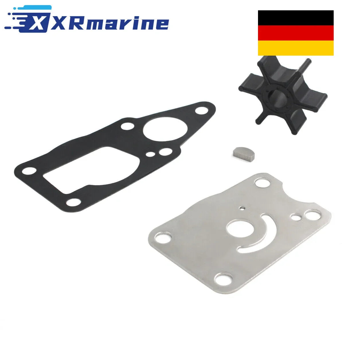 Water Pump Impeller 17400-98661 17400-986L1 Kit for Suzuki Outboard DF4 DF6 — Germany Local Warehouse