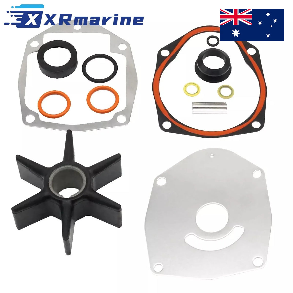For Mercruiser Alpha One Gen 2 Water Pump Impeller Kit Replacement 47-43026Q06 — Australia Local Warehouse