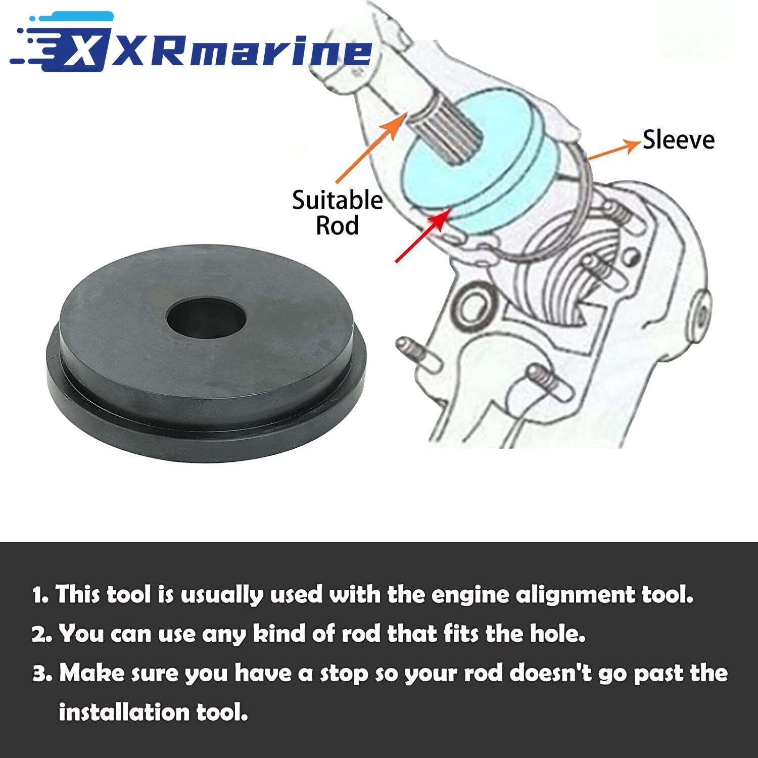 Install Driver Tool for Mercruiser Alpha One Gen Two Bravo Bellow Retainer Ring — Australia Local Warehouse