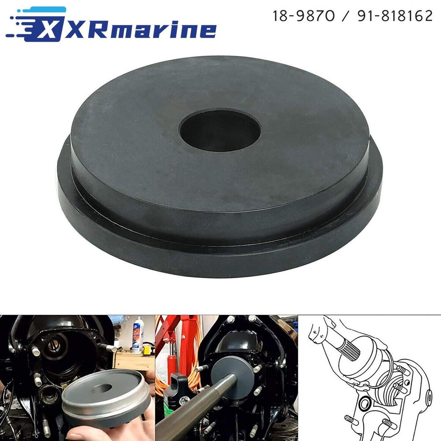 Install Driver Tool for Mercruiser Alpha One Gen Two Bravo Bellow Retainer Ring — Australia Local Warehouse