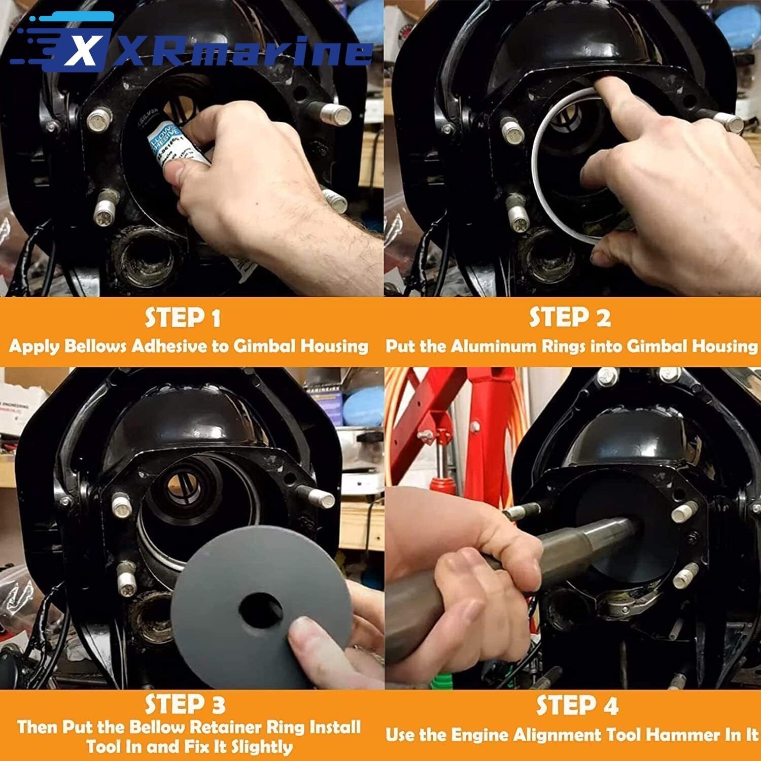 Install Driver Tool for Mercruiser Alpha One Gen Two Bravo Bellow Retainer Ring — Australia Local Warehouse