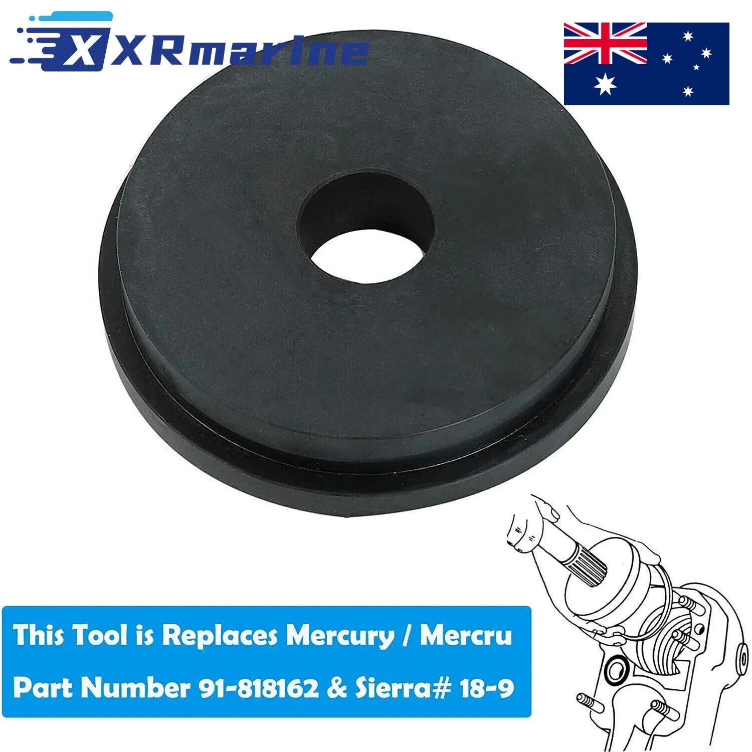 Install Driver Tool for Mercruiser Alpha One Gen Two Bravo Bellow Retainer Ring — Australia Local Warehouse