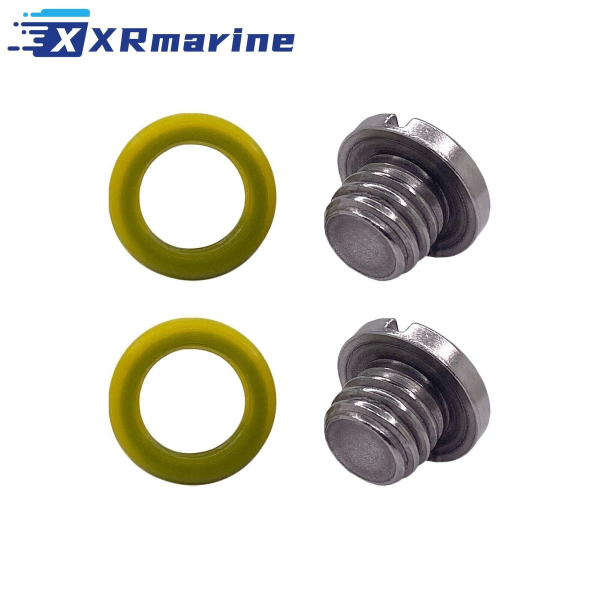 2 PCS Marine Drain Plug Screw Kits 10-79953Q2 for Mercury MERCRUISER 10-79953A2 — Germany Local Warehouse