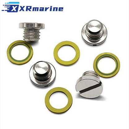 2 PCS Marine Drain Plug Screw Kits 10-79953Q2 for Mercury MERCRUISER 10-79953A2 — Germany Local Warehouse