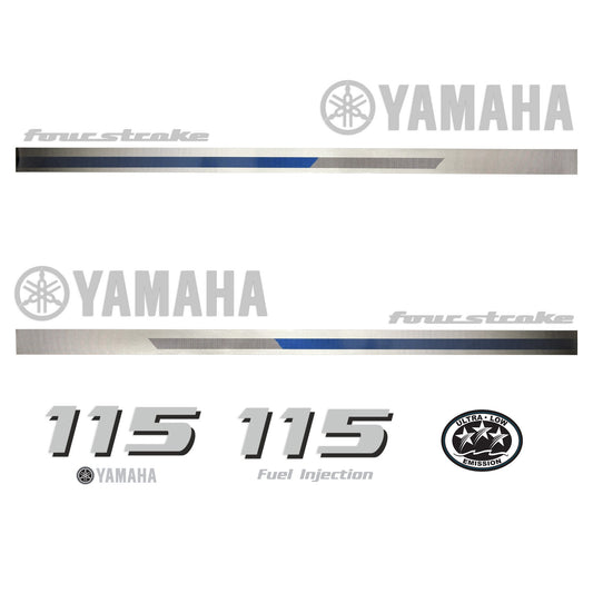 Yamaha 4-Stroke 115hp EFI Outboard Motor Cowling Cover Sticker - Image 2 - XRmarine