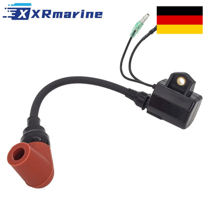 697-85570-00-00 For Yamaha 2 Stroke 1992-2006 50HP-90HP Outboard Ignition Coil — Germany Local Warehouse