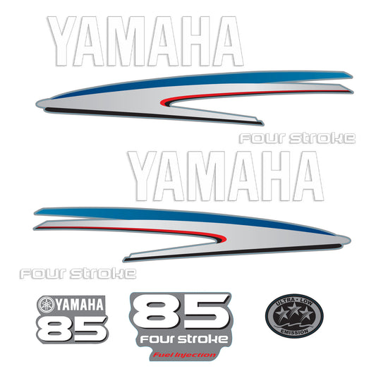Yamaha 4-Stroke 85hp EFI Outboard Motor Cowling Cover Sticker - Image 2 - XRmarine