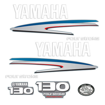 Yamaha 4-Stroke 130hp EFI Outboard Motor Cowling Cover Sticker - Image 2 - XRmarine