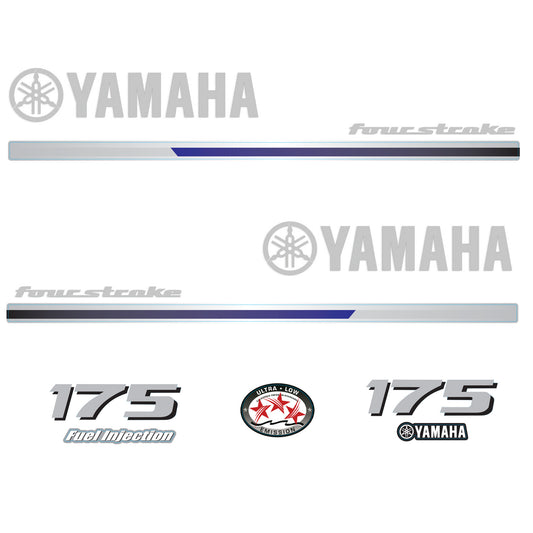 Yamaha 4-Stroke 175hp EFI Outboard Motor Cowling Cover Sticker - Image 2 - XRmarine