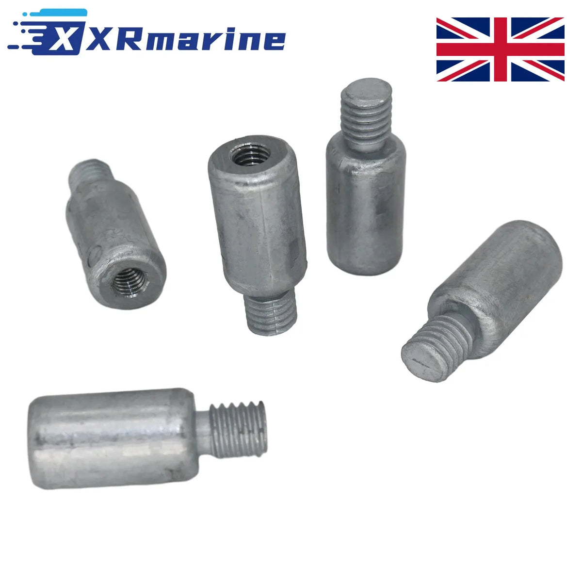 5PCS 800476 Zinc Saltwater Anode For GLM 12789 Tecnoseal 00714 Volvo Penta — United Kingdom Local Warehouse