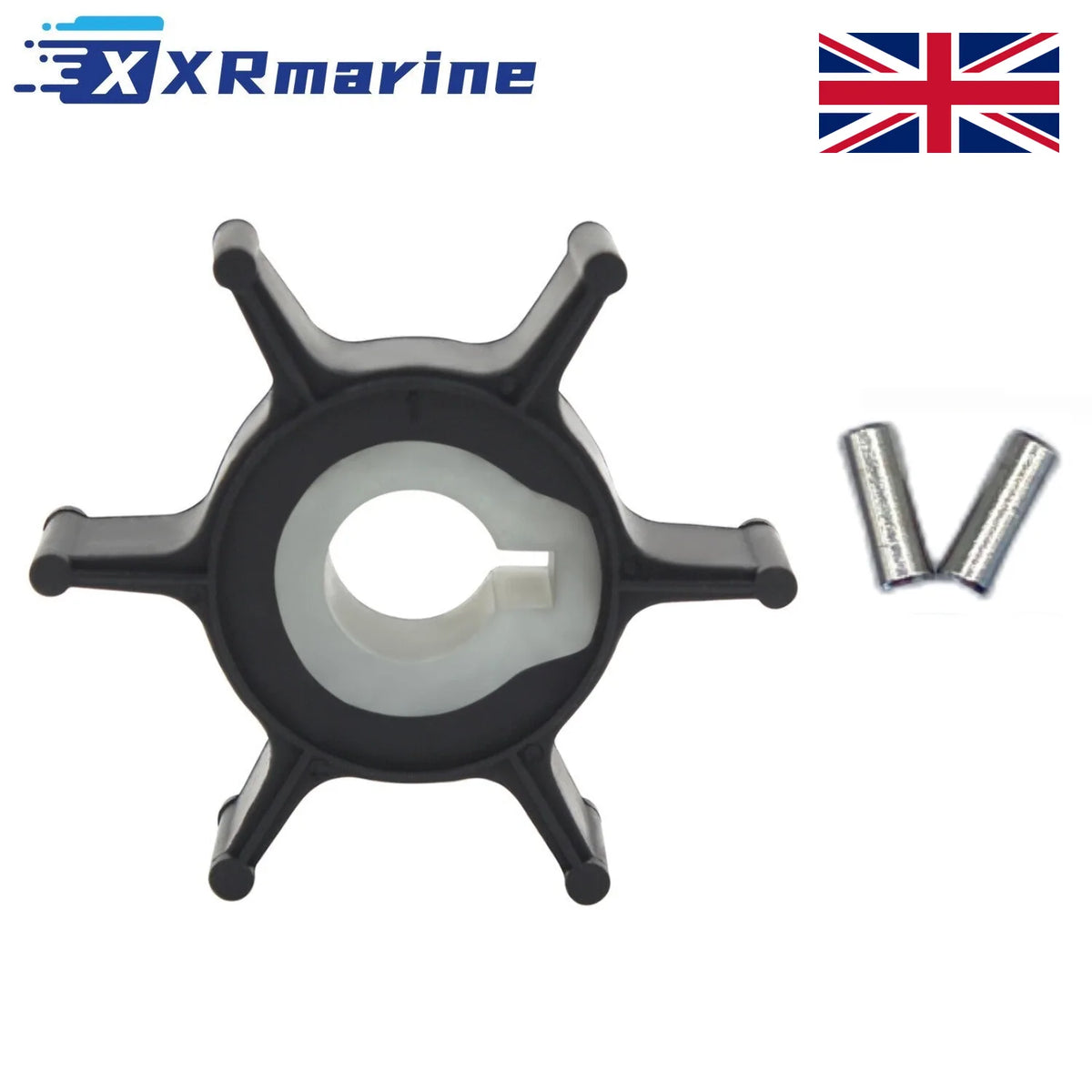 Water Pump Impeller With Key For Yamaha 2A 2B 2 Stroke Outboard 646-44352-00 — United Kingdom Local Warehouse