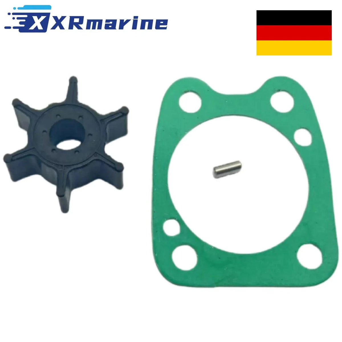 Water Pump Impeller Kit With Pin 6E0-44352-00 For Yamaha Outboard 4 5 6 HP — Germany Local Warehouse